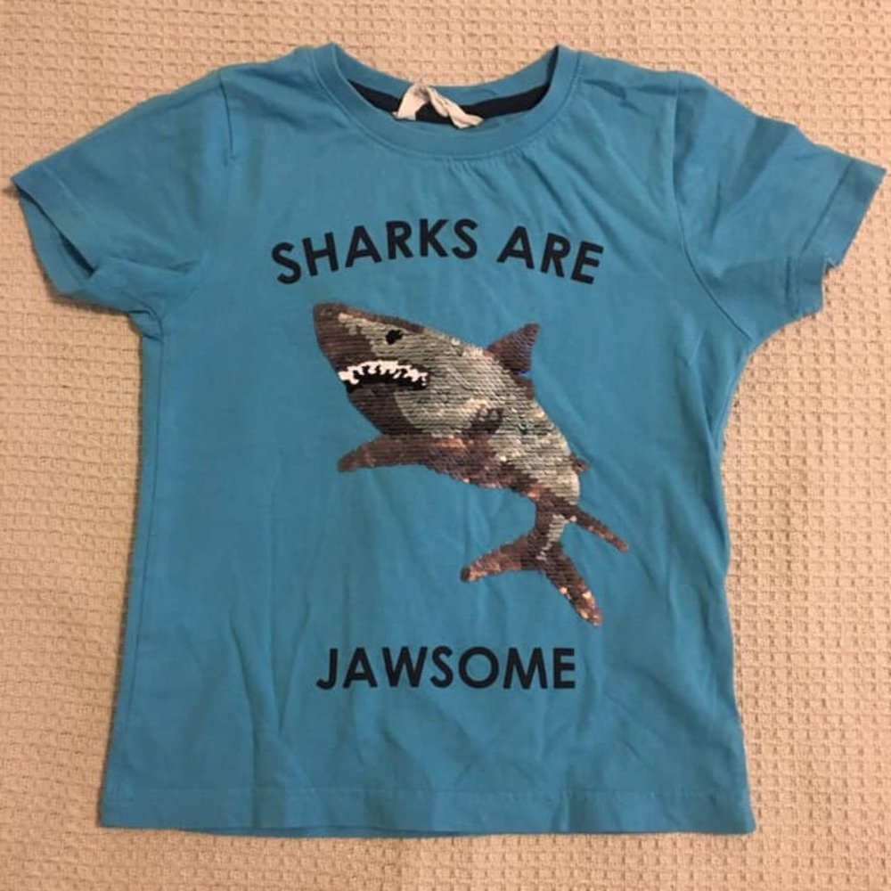 Young Boys Reversible Shark Shirt